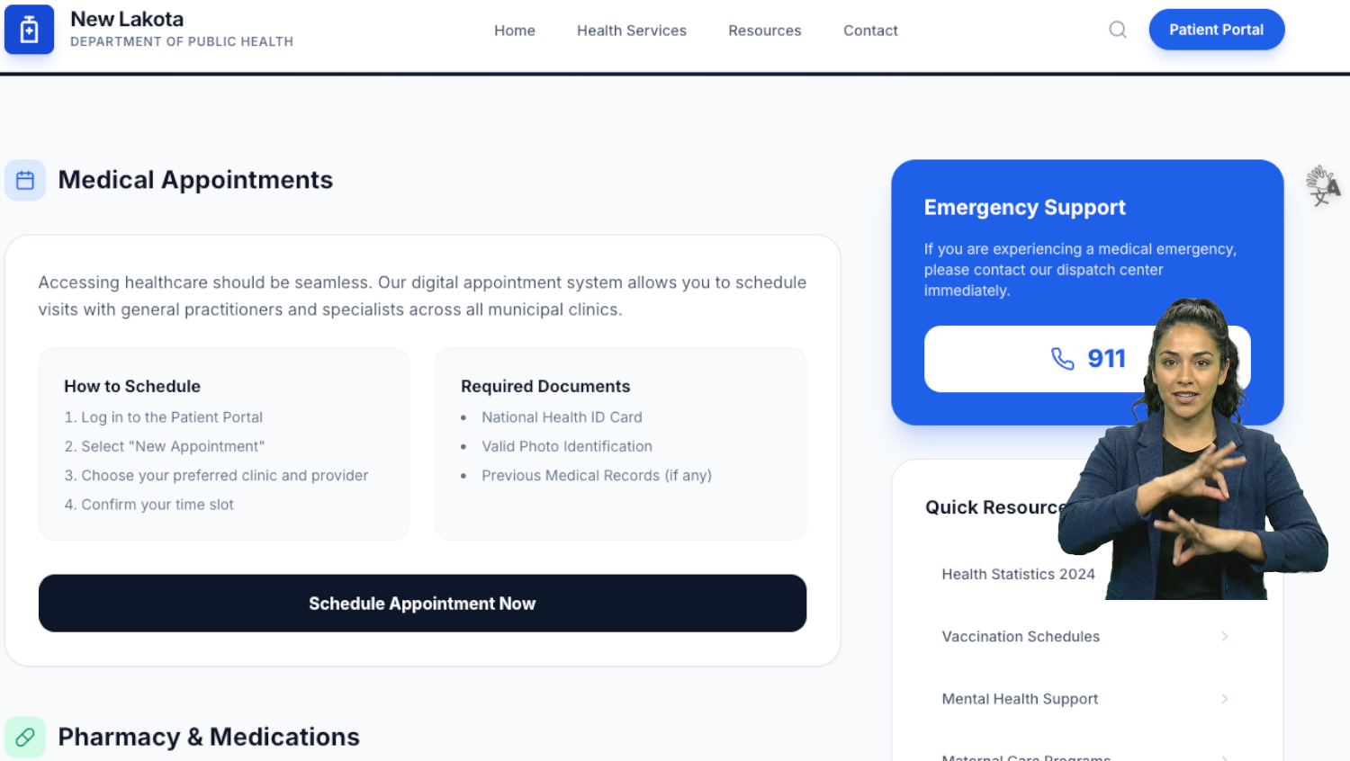 Acceasy overlay on a website — transparent, non-intrusive integration